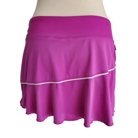 Nike Dri-Fit Hot Pink Tennis Fuchsia Skort Pickleball Golf Size M - Picture 2 of 11